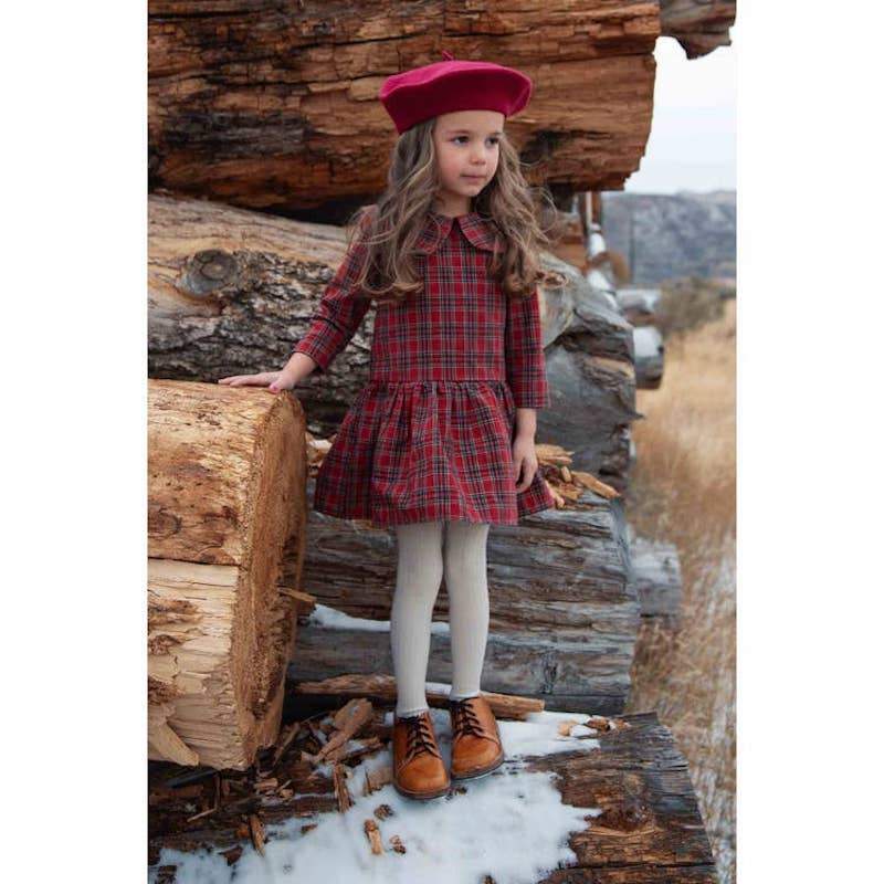 The Louise Red Plaid Dress