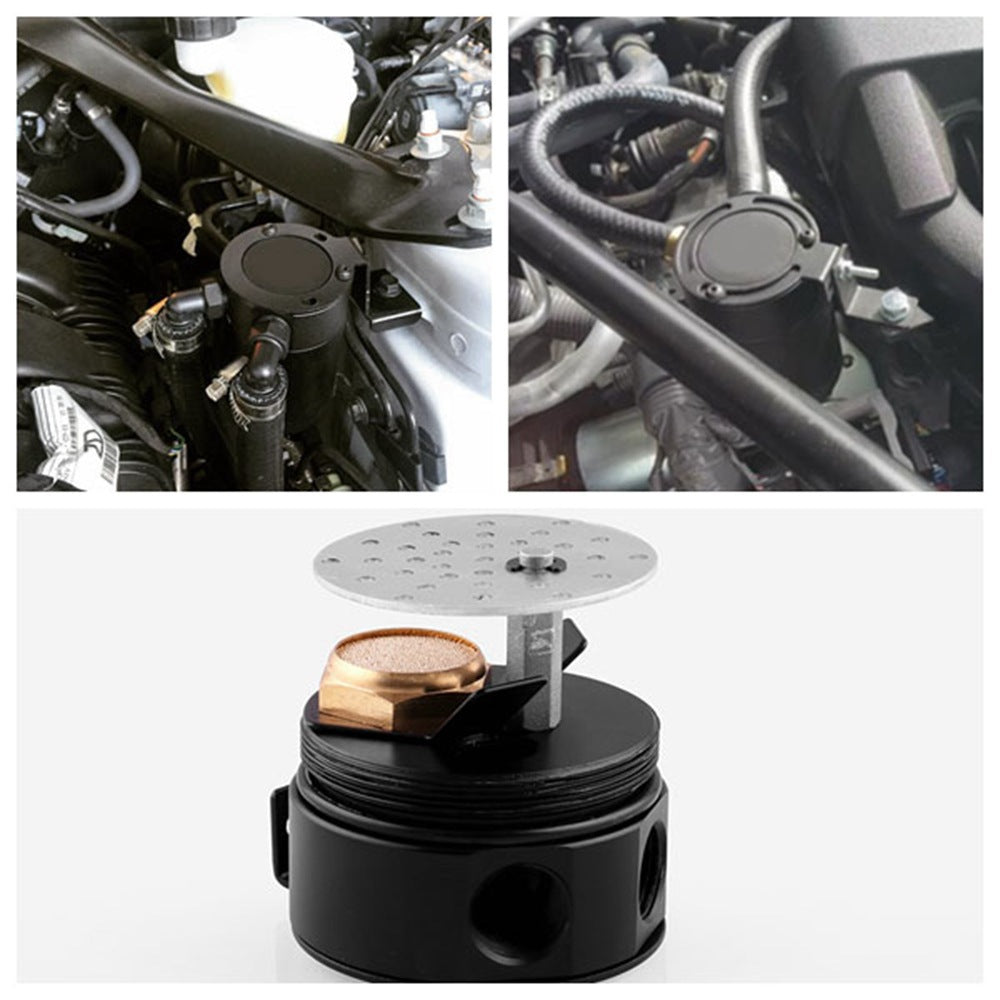 Automobile oil pot waste gas waste oil recovery pot