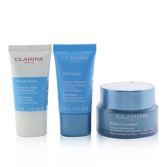 Clarins my hydrating essentials set  3pcs