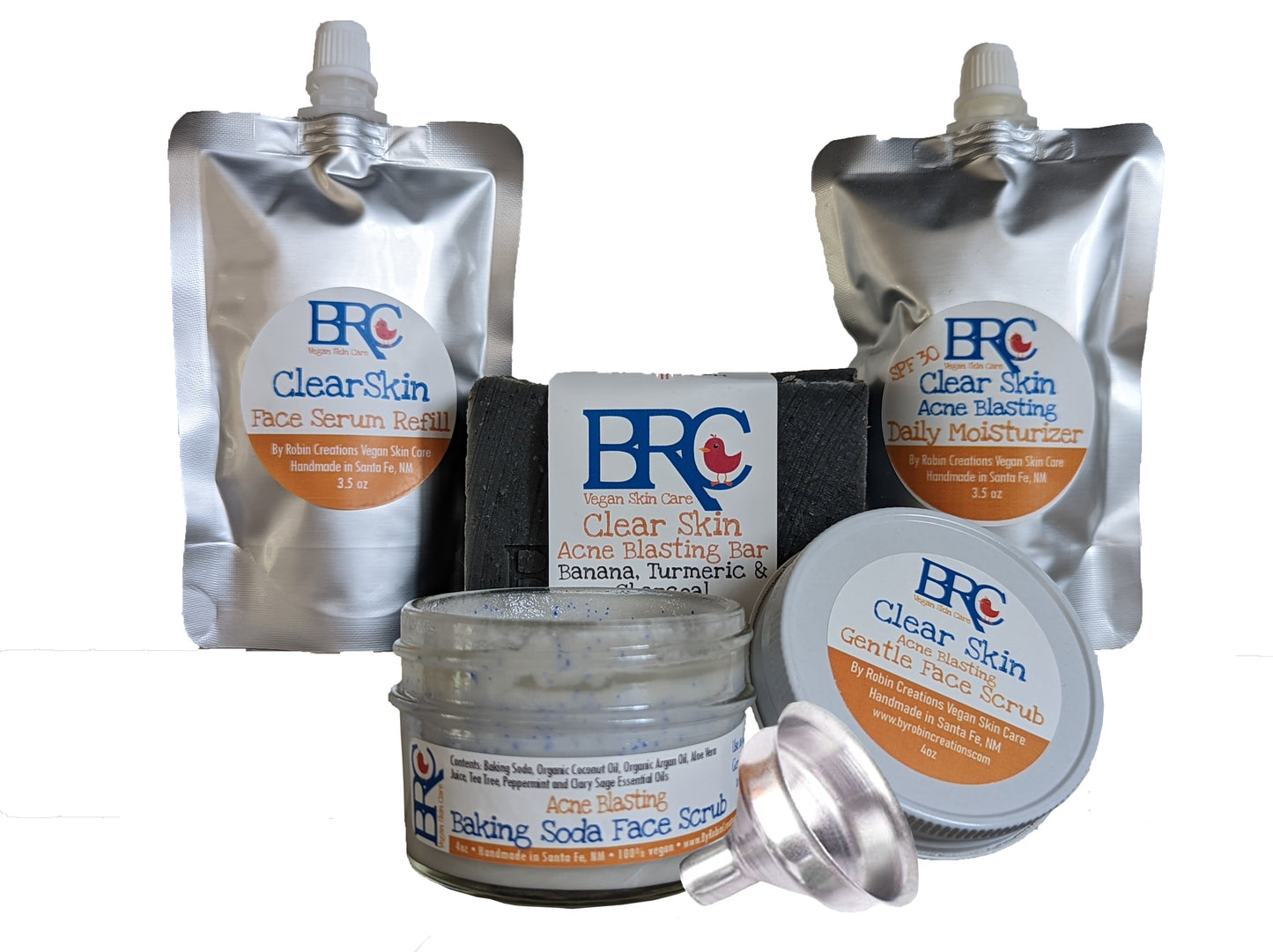 Clear Skin Deluxe Healing Facial Bundle w/ Free Healing Cleansing Bar