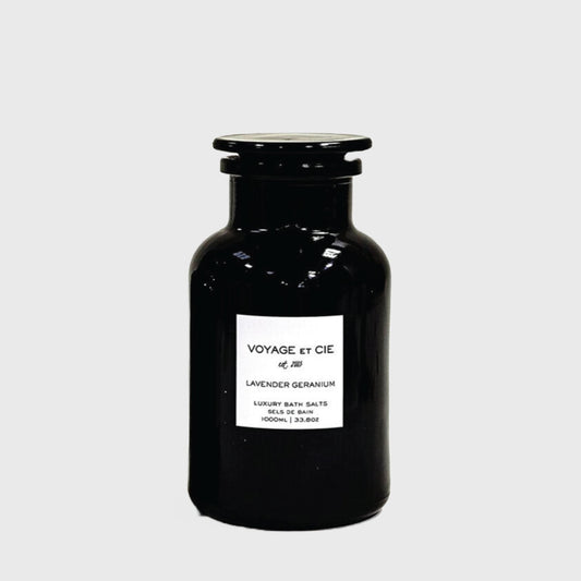 Lavender geranium mineral bath salts voyage et cie
