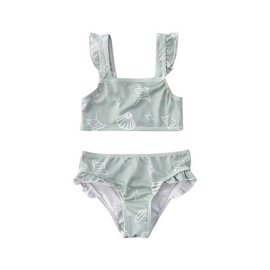 Girl's Clothing Green / 5T Seashell Print Swimwear